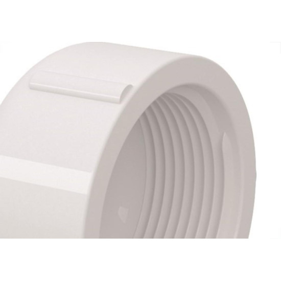 Caps Branca Tigre Rosca Rosca 3/4 X 3/4 - Kit C/50 Caps Branca Tigre Rosca Rosca 3/4 X 3/4 - Kit C/50