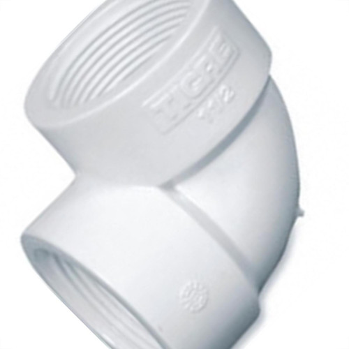 Cotovelo Branco Tigre Rosca Rosca 1/2 X 1/2 - Kit C/50