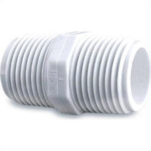 Niple Branco Tigre Rosca Rosca 1/2 X 1/2 - Kit C/40