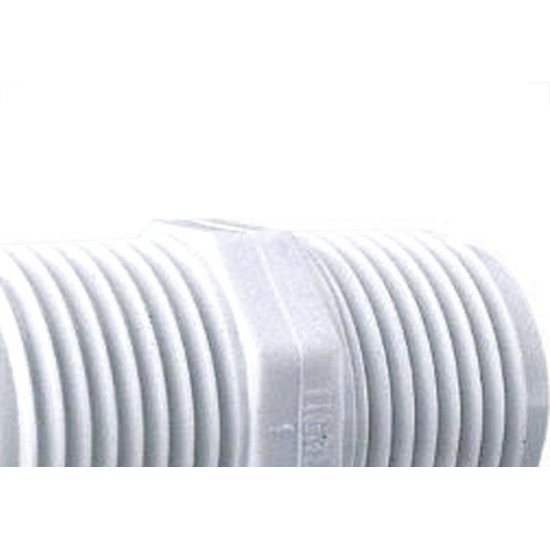 Niple Branco Tigre Rosca Rosca 1/2 X 1/2 - Kit C/40 Niple Branco Tigre Rosca Rosca 1/2 X 1/2 - Kit C/40
