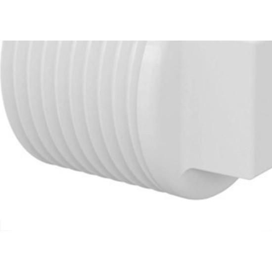 Plug Branco Tigre Rosca Rosca 3/4 X 3/4 - Kit C/50 Plug Branco Tigre Rosca Rosca 3/4 X 3/4 - Kit C/50