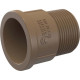 Adaptador Marrom Tigre Curto Liso Rosca 20X1/2 - Kit C/60