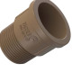 Adaptador Marrom Tigre Curto Liso Rosca 20X1/2 - Kit C/60