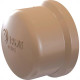 Caps Marrom Tigre Liso Liso 60Mm 