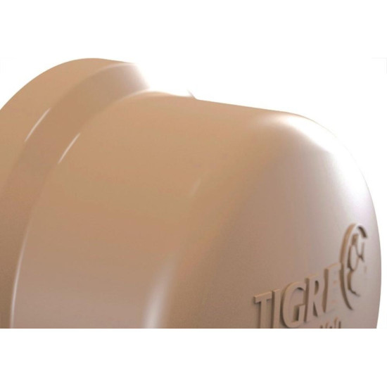 Caps Marrom Tigre Liso Liso 60Mm 
