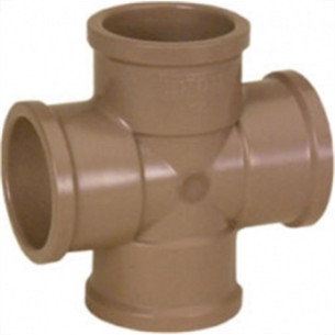 Cruzeta Marrom Tigre Liso Liso 50Mm - Kit C/8