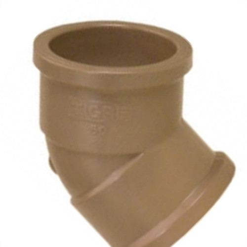 Cotovelo Marrom Tigre Liso Liso 20Mm X 45'' - Kit C/40