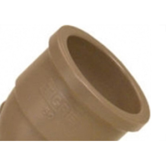 Cotovelo Marrom Tigre Liso Liso 20Mm X 45'' - Kit C/40