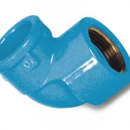 Cotovelo Azul Tigre Liso Rosca 25Mm X 3/4'' - Kit C/20 Cotovelo Azul Tigre Liso Rosca 25Mm X 3/4'' - Kit C/20