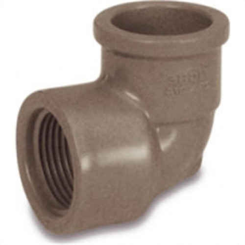 Cotovelo Marrom Tigre Liso Rosca 20Mm X 1/2 - Kit C/30