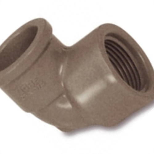 Cotovelo Marrom Tigre Liso Rosca 20Mm X 1/2 - Kit C/30