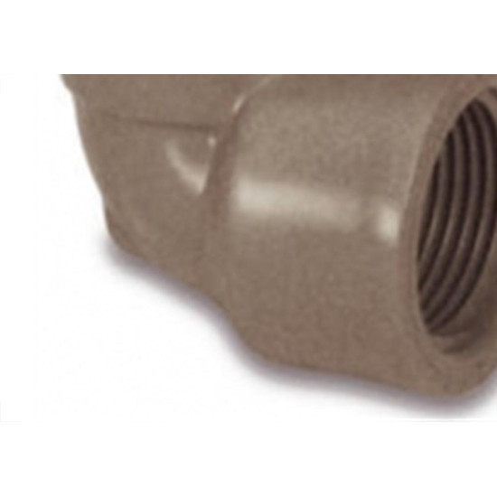 Cotovelo Marrom Tigre Liso Rosca 20Mm X 1/2 - Kit C/30