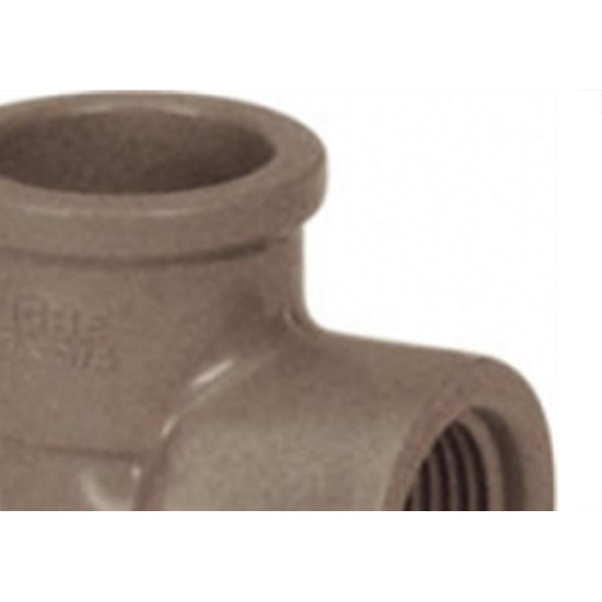 Cotovelo Marrom Tigre Liso Rosca 20Mm X 1/2 - Kit C/30