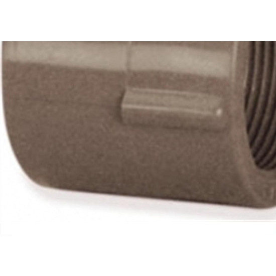 Luva Marrom Tigre Liso Rosca 32Mm X 1'' - Kit C/20 Luva Marrom Tigre Liso Rosca 32Mm X 1'' - Kit C/20