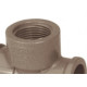 Tee Marrom Tigre Liso Liso Rosca 20Mm X 1/2'' - Kit C/20