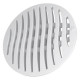 Grelha Plastica Tigre Redonda Branca 10X10 Grelha Plastica Tigre Redonda Branca 10X10