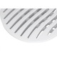 Grelha Plastica Tigre Redonda Branca 10X10 Grelha Plastica Tigre Redonda Branca 10X10