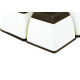 Pe Geladeira/Fogao Plastico Quadrado Pratic Branco Pe Geladeira/Fogao Plastico Quadrado Pratic Branco