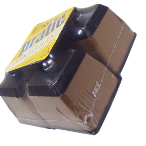 Pe Geladeira/Fogao Plastico Quadrado Pratic Caramelo Pe Geladeira/Fogao Plastico Quadrado Pratic Caramelo