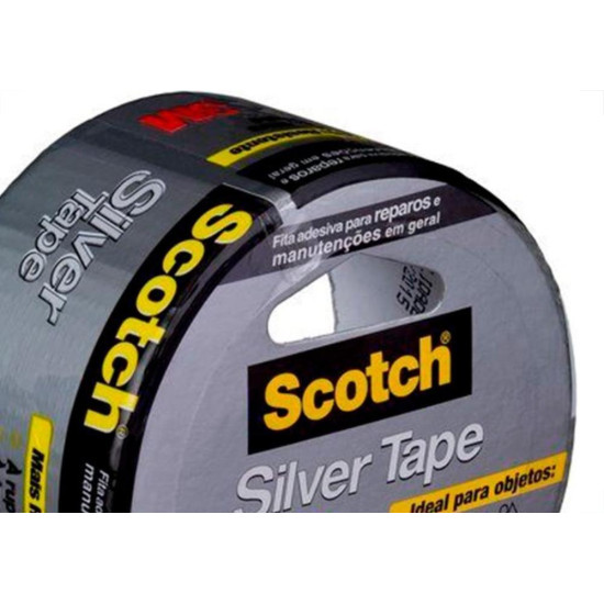 Fita Silver Tape 3M 45Mm X 5M Cinza Hb004557912 Fita Silver Tape 3M 45Mm X 5M Cinza Hb004557912