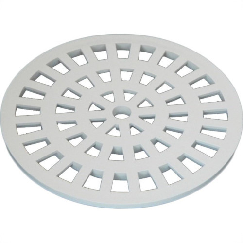 Grelha Plastica Dacunha Redonda Branca 15X15 