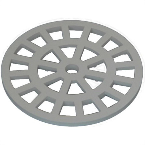 Grelha Plastica Dacunha Redonda Cromada 10X10 