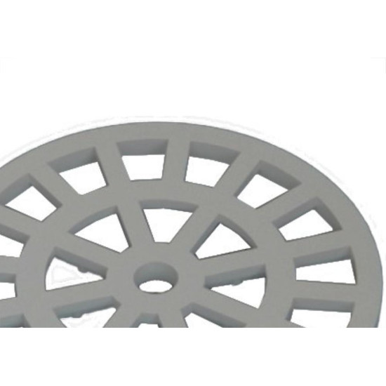Grelha Plastica Dacunha Redonda Cromada 10X10 