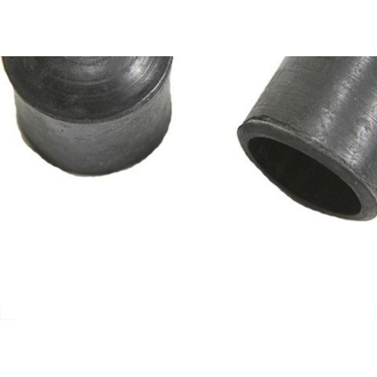 Ponteira Cadeira Forsan Borracha Preta  1.1/4'' 20 Pecas 0056P