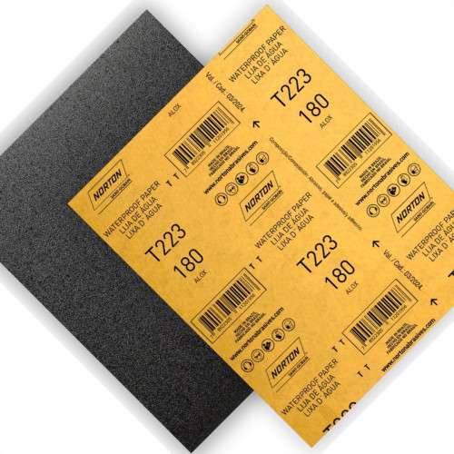 Lixa Dagua Norton 180 T223 - Kit C/50 Lixa Dagua Norton 180 T223 - Kit C/50