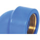 Cotovelo Azul Krona Liso Rosca Reducao 25Mmx1/2 499 - Kit C/20 Cotovelo Azul Krona Liso Rosca Reducao 25Mmx1/2 499 - Kit C/20