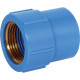 Luva Azul Krona Liso Rosca 20Mm X 1/2'' 501 - Kit C/20 Luva Azul Krona Liso Rosca 20Mm X 1/2'' 501 - Kit C/20