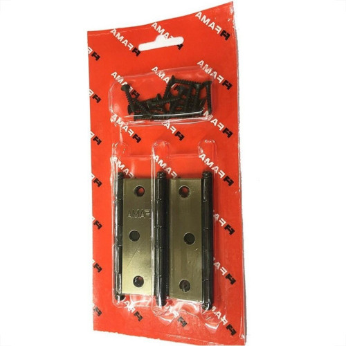Dobradica Fama 1295 Ferro Oxidado 3.1/2'' Blister Com 3 Pecas Dobradica Fama 1295 Ferro Oxidado 3.1/2'' Blister Com 3 Pecas
