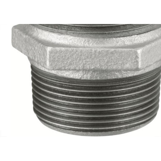 Tupy Niple Duplo Ferro Galvanizado G 1.1/2 Tupy Niple Duplo Ferro Galvanizado G 1.1/2