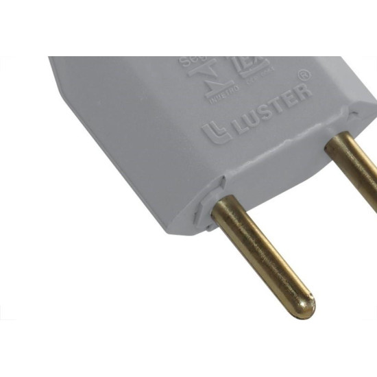 Pino Macho 2 Polos Luster 10A Cinza 1060 - Kit C/50 Pino Macho 2 Polos Luster 10A Cinza 1060 - Kit C/50