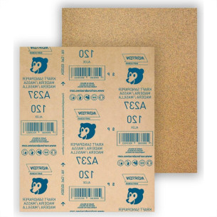 Lixa Madeira Norton 120 A237 - Kit C/50