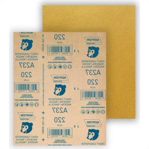 Lixa Madeira Norton 220 A237 - Kit C/50