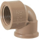 Cotovelo Marrom Krona Liso Rosca 25Mm X 3/4 484 - Kit C/30 Cotovelo Marrom Krona Liso Rosca 25Mm X 3/4 484 - Kit C/30