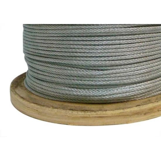 Cabo Aco Siva 6X 7 6,40Mm 1/4 200M 3Caa01459 Cabo Aco Siva 6X 7 6,40Mm 1/4 200M 3Caa01459