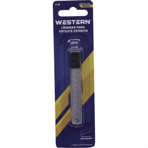 Lamina Estilete Estreita Western Bull 10 Pecas E-10