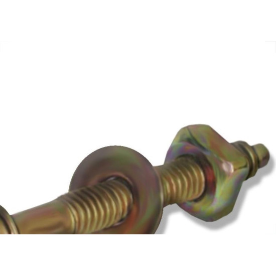 Parafuso Cama Bicro Com Furo 5/16X110Mm% 6662 - 1 Cento Parafuso Cama Bicro Com Furo 5/16X110Mm% 6662 - 1 Cento