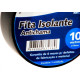 Fita Isolante Brasfort 10M X 19Mm Preta 8238 - Kit C/10 Fita Isolante Brasfort 10M X 19Mm Preta 8238 - Kit C/10