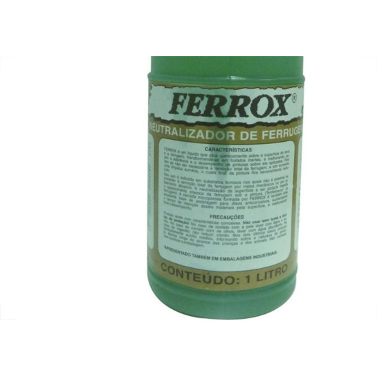 Kit C/2 - Removedor De Ferrugem Ferrox   1 L Fe85