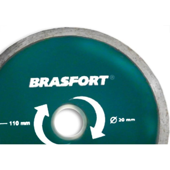 Disco Diamantado Brasfort Liso Agua 110Mm 8240 Disco Diamantado Brasfort Liso Agua 110Mm 8240
