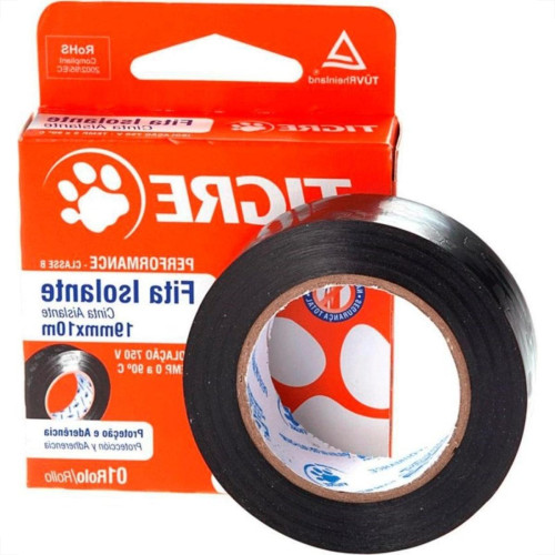 Kit C/5 - Fita Isolante Tigre 10M X 19Mm 