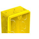 Caixinha Luz Plastica 4X2 Tigre Flex Amarela - Kit C/24 Caixinha Luz Plastica 4X2 Tigre Flex Amarela - Kit C/24
