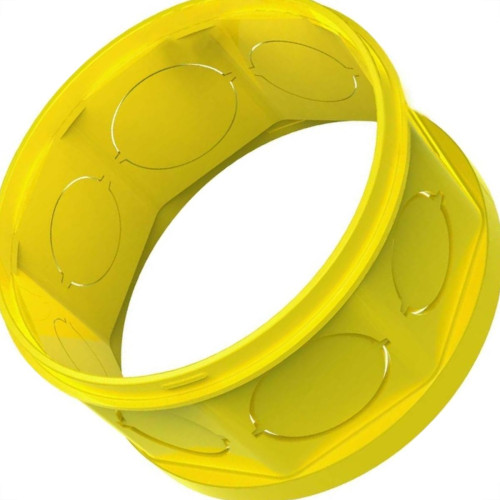 Caixinha Luz Plastica Tigreflex Prolongador Octogonal - Kit C/12 Caixinha Luz Plastica Tigreflex Prolongador Octogonal - Kit C/12