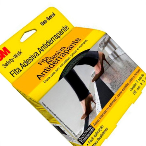 Fita Antiderrapante 3M Preta 50X5M H0001912452 Fita Antiderrapante 3M Preta 50X5M H0001912452