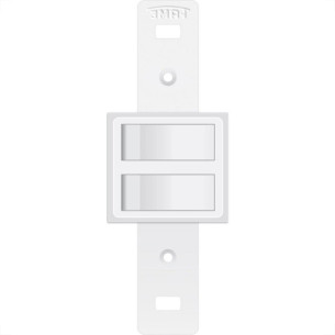 Conjunto Fame 4X2 Branco Sem Placa 2Simples 