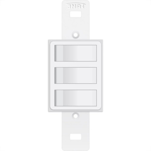 Conjunto Fame 4X2 Branco Sem Placa 3Simples 