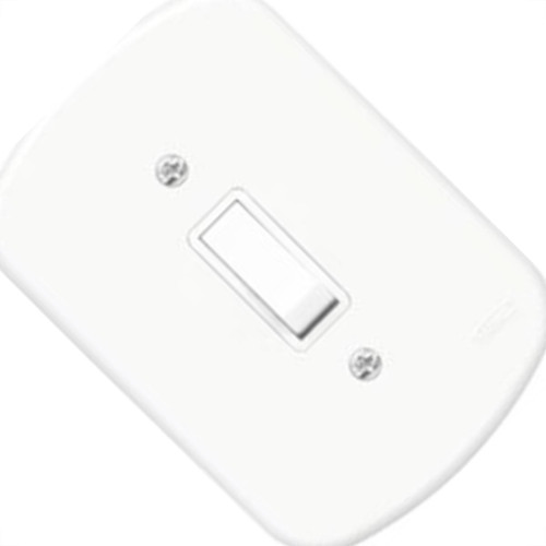 Conjunto Fame 4X2 Branco Com Placa 1Paralelo 